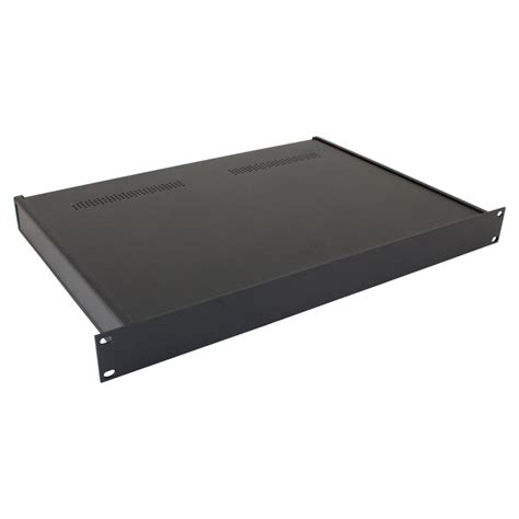 19 rack mountable metal box 1u|19 rack mount enclosures.